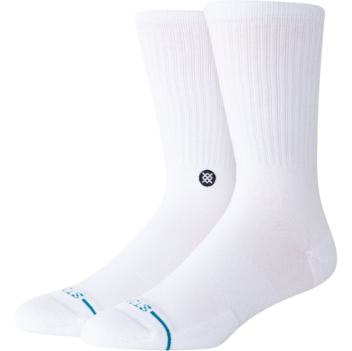 2026 Stance Unisex Icon Crew Sok M311D14ICO - Wit / Black